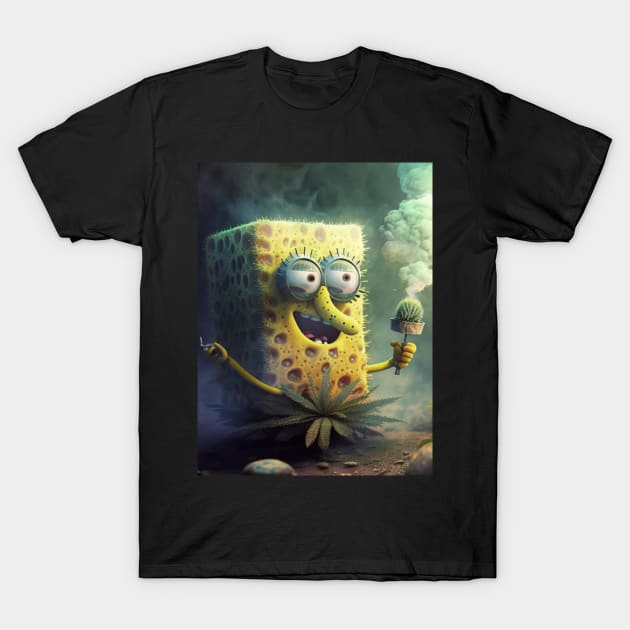 sponge smoke weed T-Shirt by PicRidez